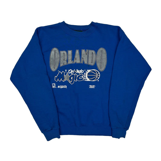 Made In USA Orlando Magic Home Team Nba Sweatshirt - XL Blue Cotton