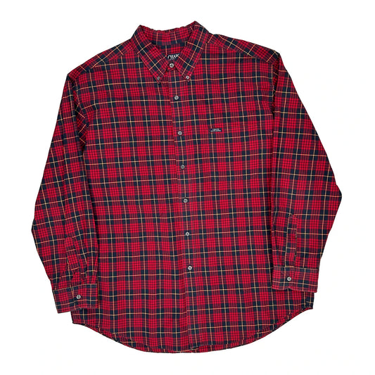 Chaps Ralph Lauren Checked Shirt - XL Red Cotton