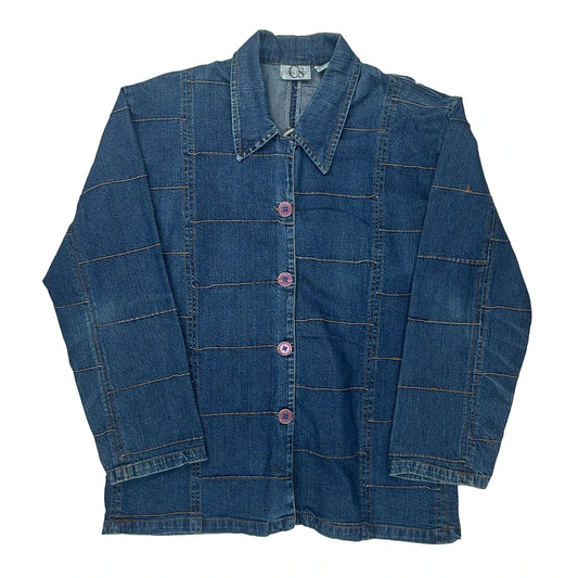 Caren Sport Denim Jacket - 2XL Blue Cotton