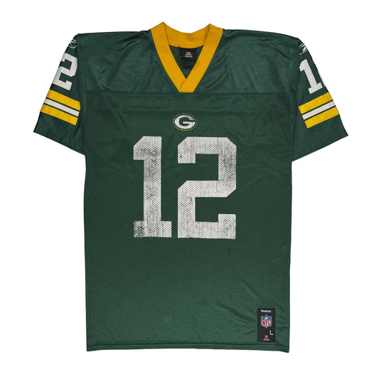 Green Bay Packers Reebok Football Jersey - Large Green Polyester