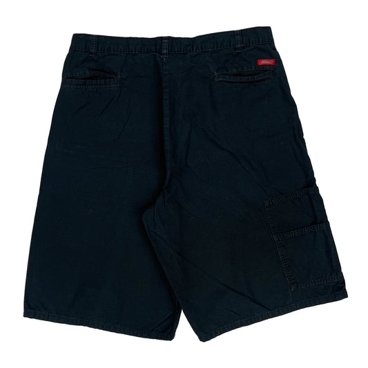 Dickies Cargo Shorts - 37W 12L Black Cotton