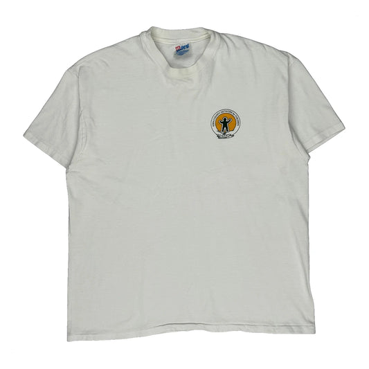 Hanes T-Shirt - XL White Cotton