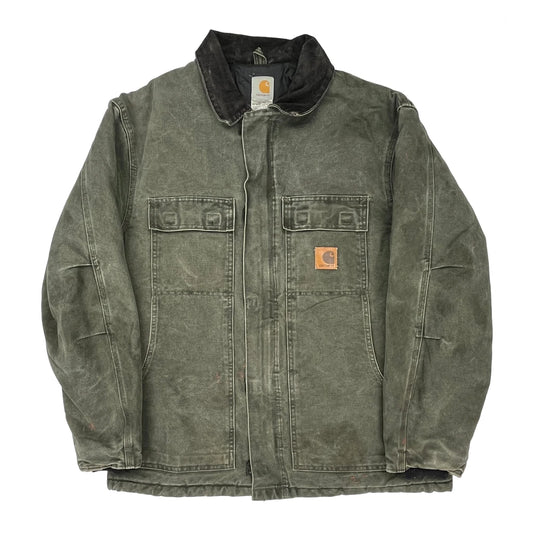 Carhartt C26 Mos Cord Jacket - Large Green Cotton