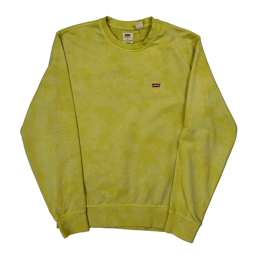 Levis Sweatshirt - Medium Yellow Cotton