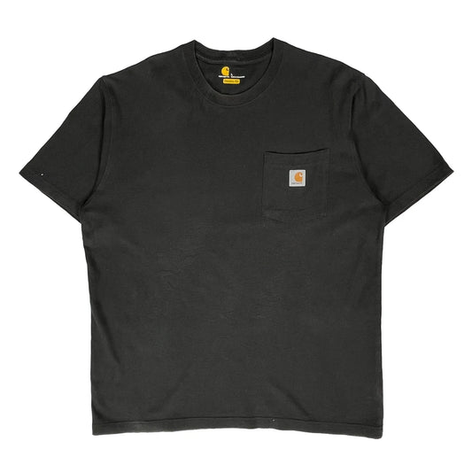 Carhartt T-Shirt - Large Black Cotton