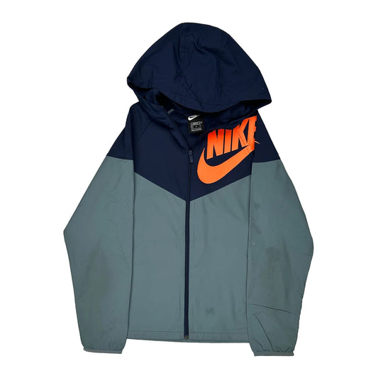 Nike Windbreaker - XL Blue Polyester