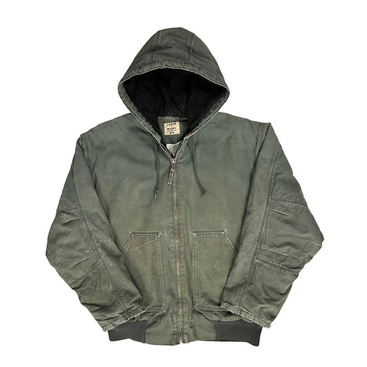 Lakin Mckey Workwear Jacket - Large Green Cotton