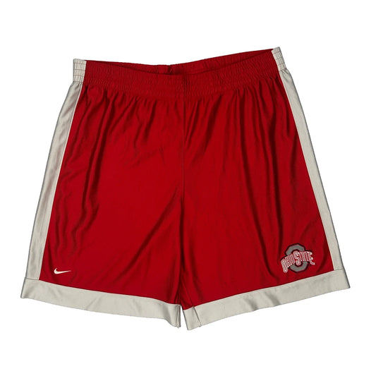 Ohio State Nike College Sport Shorts - Large Red Polyester