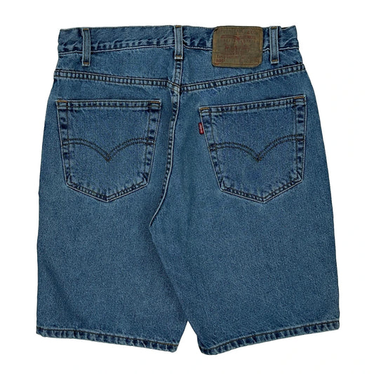 505 Levis Denim Shorts - 30W 10L Blue Cotton