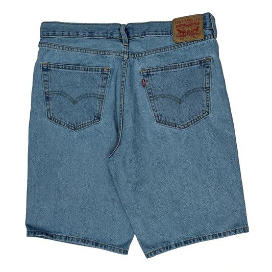 Levis Denim Shorts - 36W 10L Blue Cotton