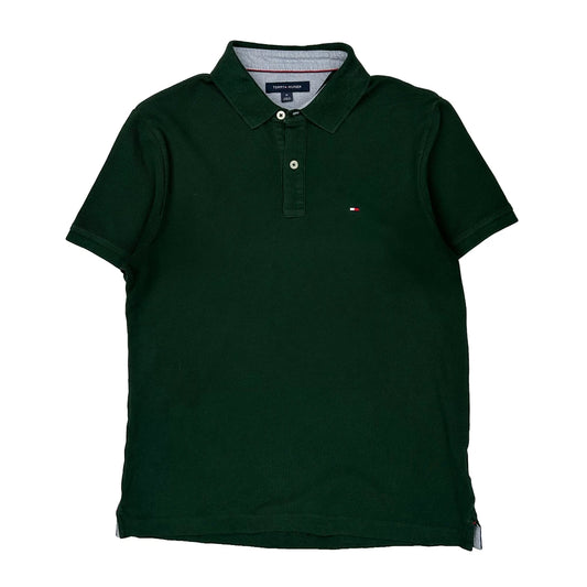 Tommy Hilfiger Polo Shirt - Medium Green Cotton
