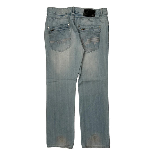 Vintage Ecko Unltd Jeans - 36W 32L Light Wash Cotton