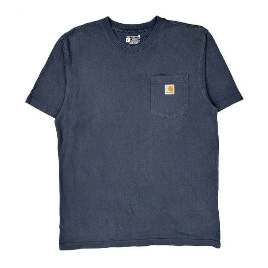 Carhartt T-Shirt - Medium Navy Cotton