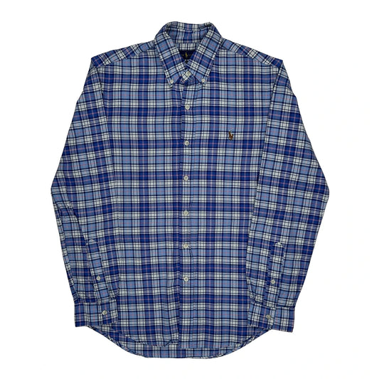 Ralph Lauren Checked Shirt - Small Blue Cotton