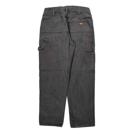 Dickies Carpenter Trousers - 31W 30L Grey Cotton