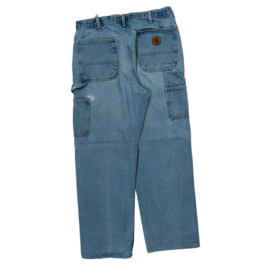 Carhartt Carpenter Jeans - 32W 30L Blue Cotton