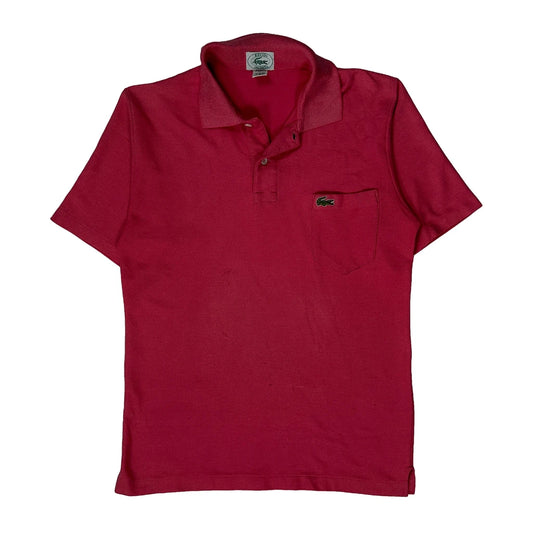 Lacoste Polo Shirt - Medium Pink Cotton Blend