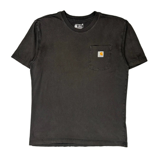 Carhartt T-Shirt - Medium Black Cotton