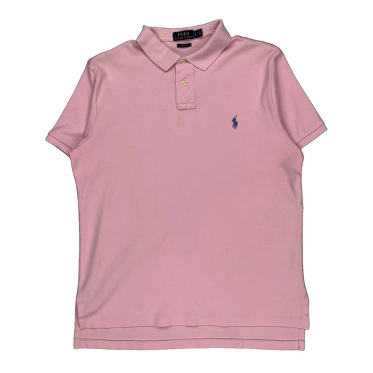 Polo By Ralph Lauren Polo Shirt - Large Pink Cotton