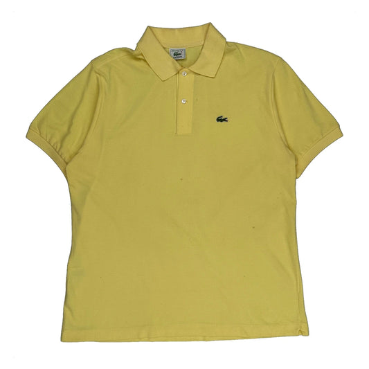 Lacoste Polo Shirt - XL Yellow Cotton