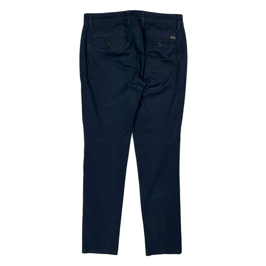 Armani Exchange Slim Fit Chinos - 30W 30L Navy Cotton