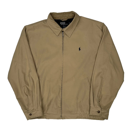 Polo By Ralph Lauren Harrington Jacket - Large Beige Polyester