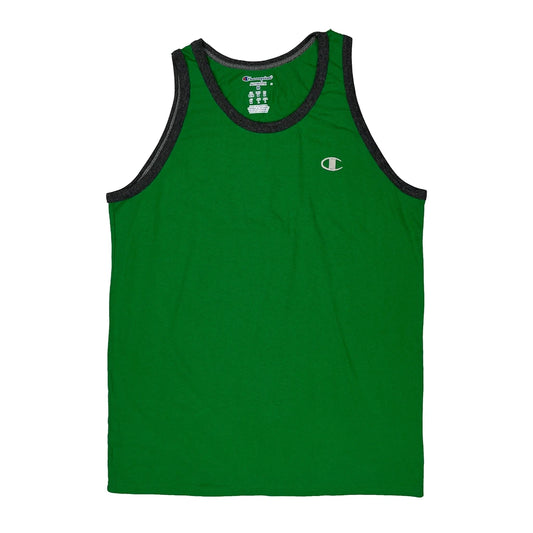 Champion Vest - Medium Green Cotton