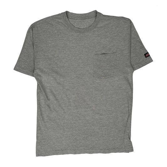 Vintage Dickies T-Shirt - Medium Grey Cotton Blend