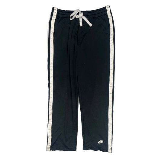 Vintage Nike Striped Tracksuit - Medium Black Polyester