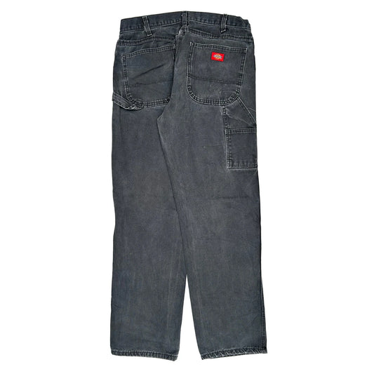 Dickies Carpenter Trousers - 33W 33L Grey Cotton