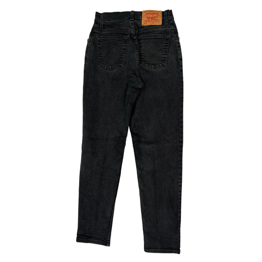 550 Levis Jeans - 26W UK 6 Black Cotton