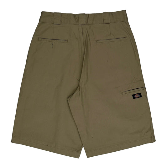 Dickies Baggy Chino Shorts - 31W 10L Khaki Cotton