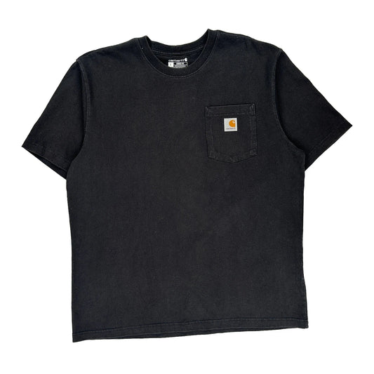 Carhartt T-Shirt - Large Black Cotton