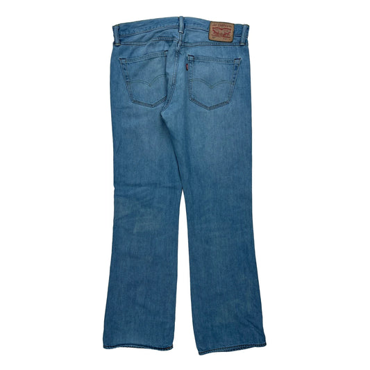 527 Levis Boot Cut Jeans - 34W 32L Blue Denim