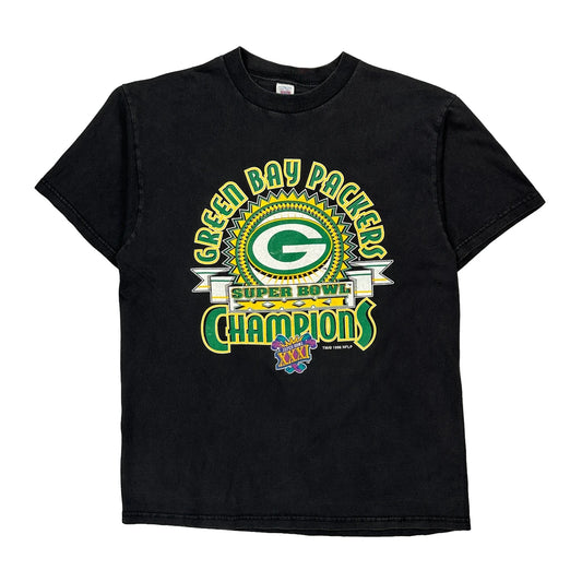 Green Bay Packers Logo Athletics Nfl T-Shirt - XL Black Cotton