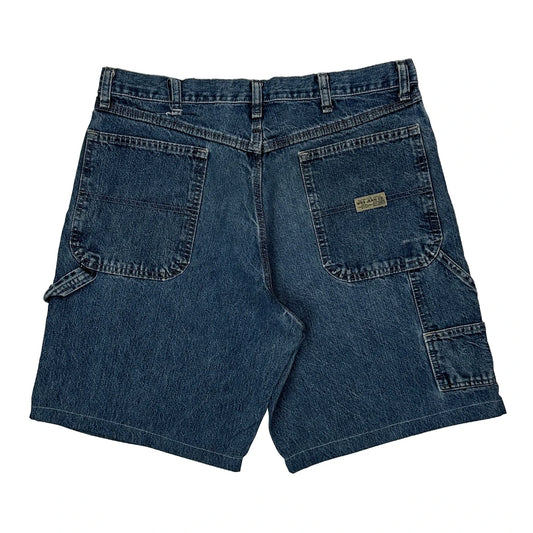 Wrangler Denim Shorts - 32W 10L Blue Cotton