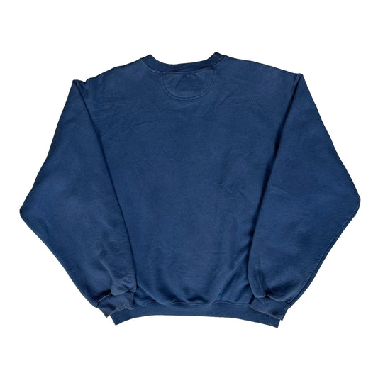 Reverse Weave Champion Sweatshirt - Medium Blue Cotton