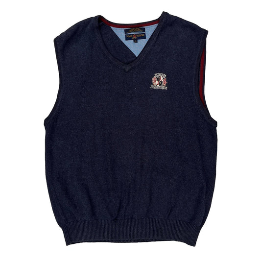 Golf Tommy Hilfiger Sweater Vest - Large Navy Cotton