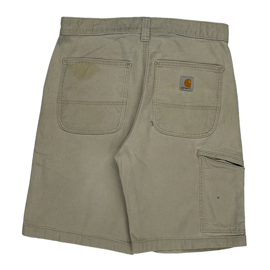 Carhartt Shorts - 31W 10L Beige Cotton Blend