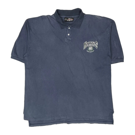Disney Polo Shirt - 2XL Navy Cotton