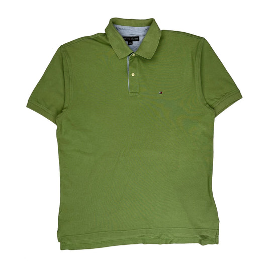 Tommy Hilfiger Polo Shirt - XL Green Cotton