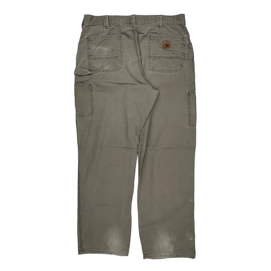 Carhartt Carpenter Trousers - 38W 30L Grey Cotton