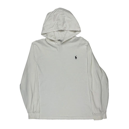Polo By Ralph Lauren Hoodie - XL White Cotton