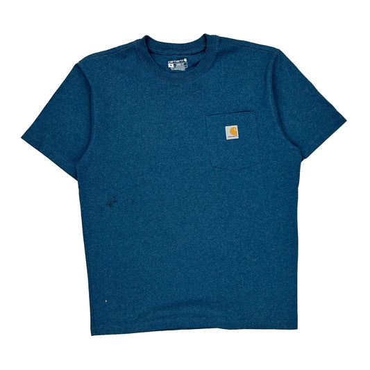 Carhartt T-Shirt - Medium Blue Cotton