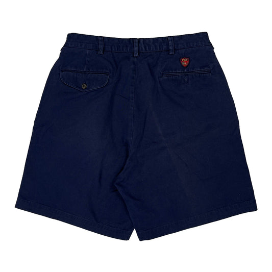 Vintage Polo By Ralph Lauren Chino Shorts - 32W 8L Blue Cotton