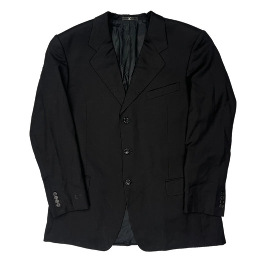 Valentino Blazer - Large Black Wool Blend