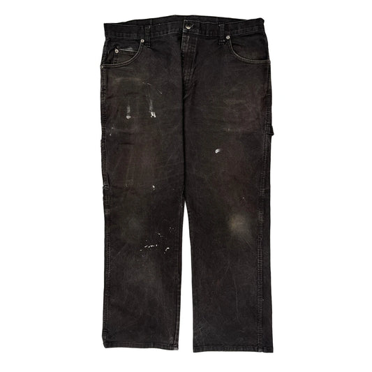 Dickies Carpenter Trousers - 38W 29L Black Cotton