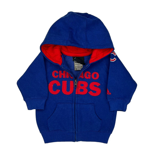 Age 3-6 Adidas Chicago Cubs Hoodie - XS Blue Cotton