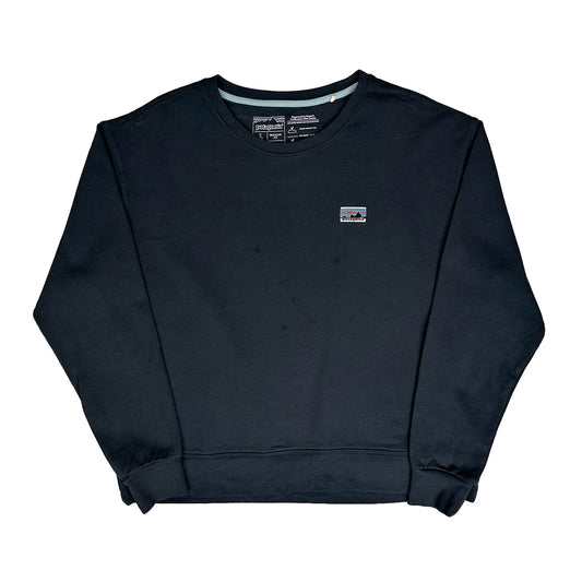 Patagonia Sweatshirt - Large Navy Cotton