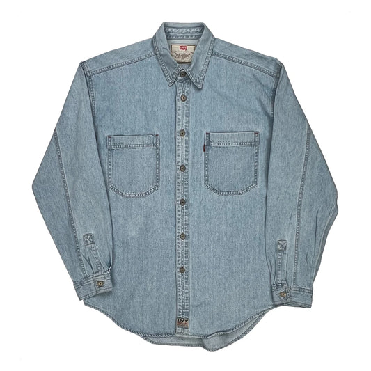 Levis Denim Shirt - Medium Light Wash Cotton